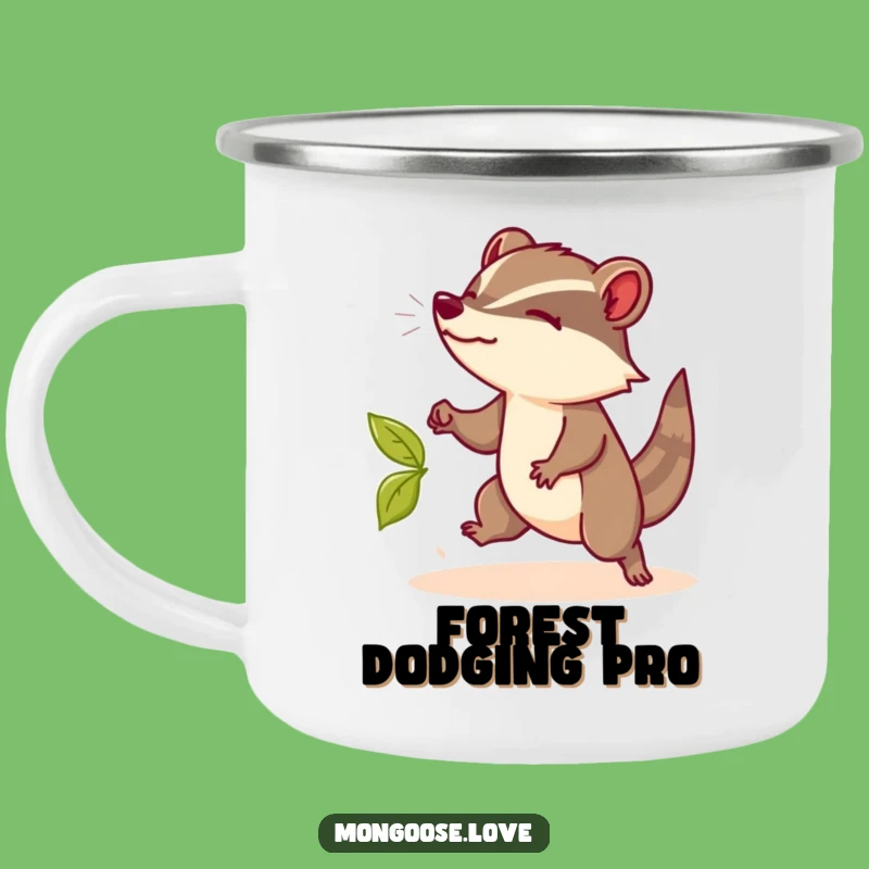 Funny Mongoose Camping Mug: Graceful Outdoor Humor, Perfect Funny Gift