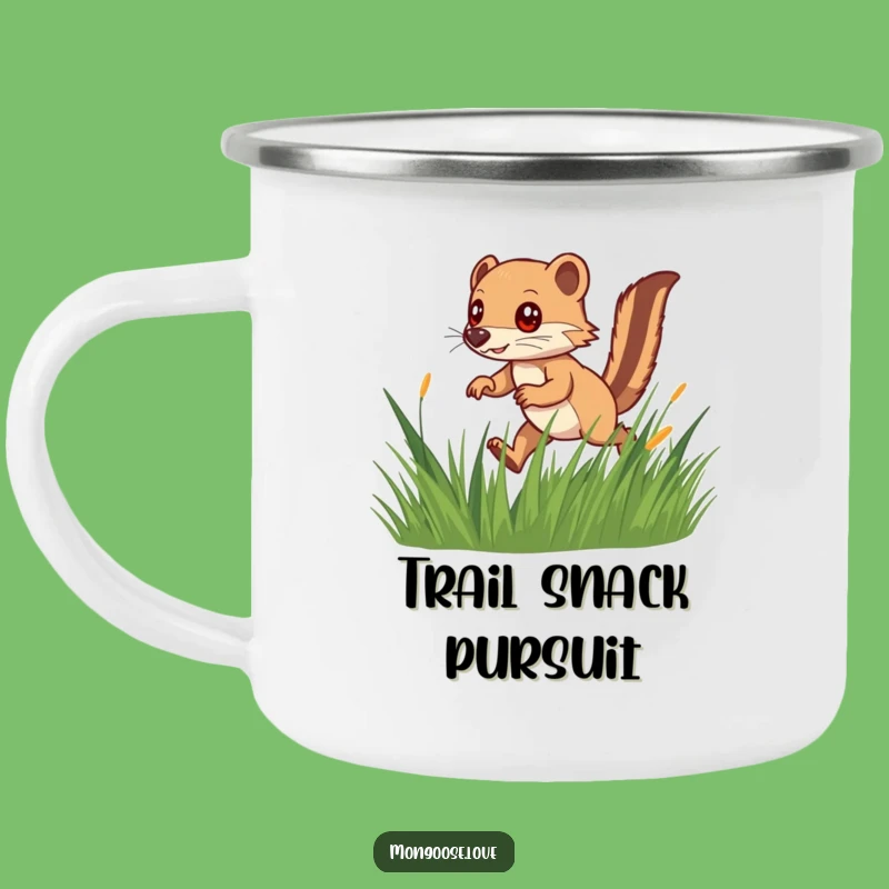 Funny Speedy Mongoose Camping Mug: Adventure Fuel for the Agile
