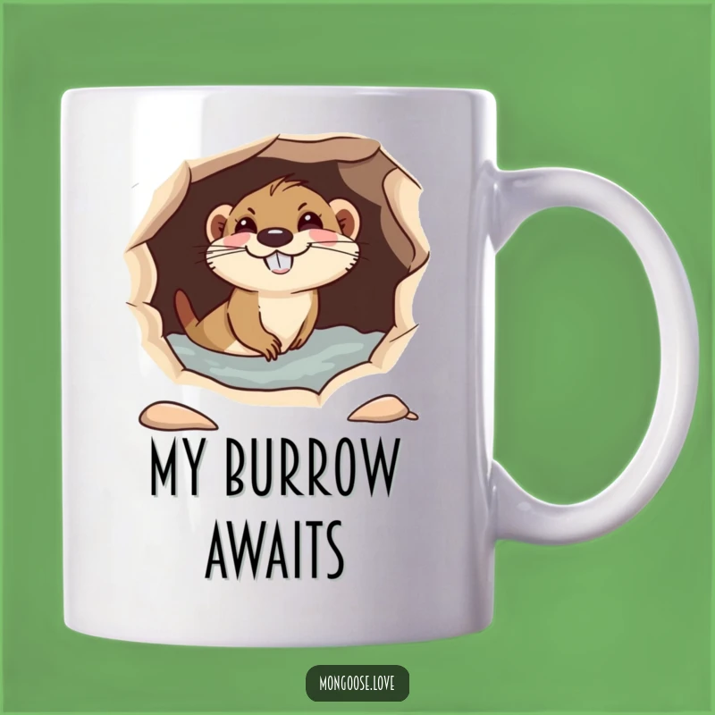 Funny Mongoose Diving Mug: A Hilarious Gift for Mischievous Souls