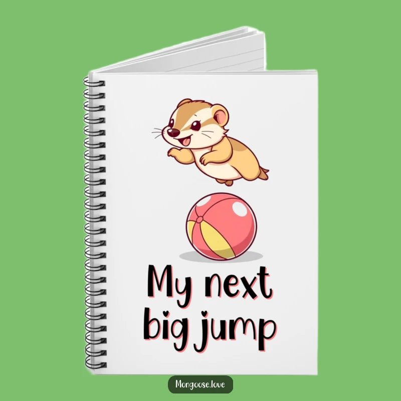 Funny Mongoose Notebook: Hilarious Cover for Jotting Notes, Perfect Funny Gift