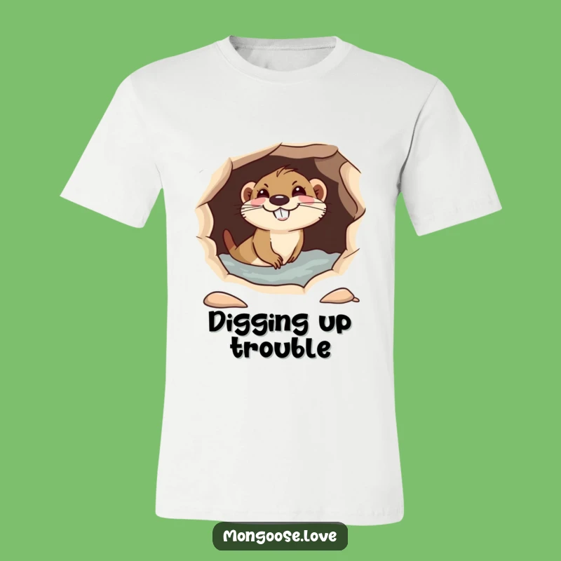 Funny Mongoose Diving T-Shirt: Show Off Your Cheeky Spirit