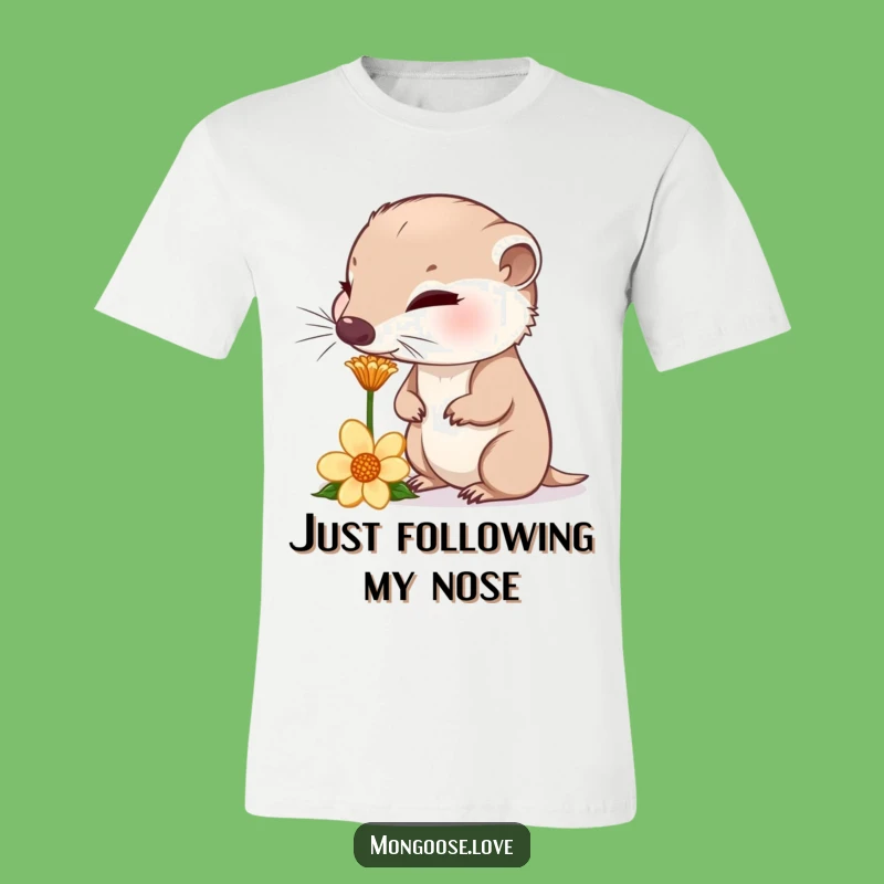 Funny Mongoose Flower T-Shirt: Show Off Your Curious Spirit