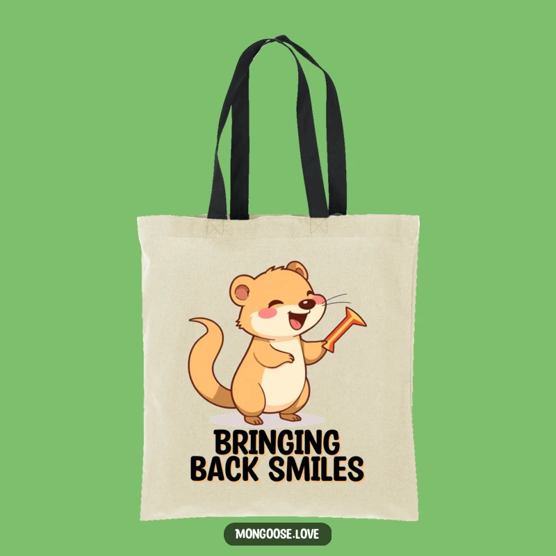 Funny Mongoose Boomerang Tote Bag: Carry Your Fun Wherever You Go